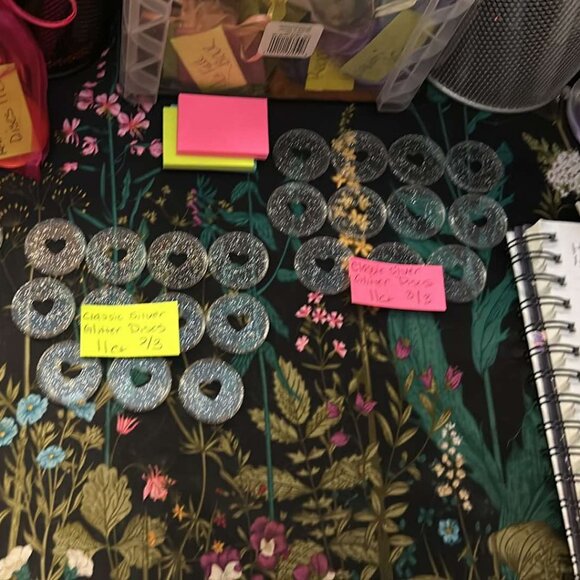 Happy Planner - Classic Glitter Discs Silver - 11CT  3 sets available - Picture 3 of 4